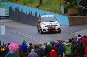 John Sharps / Gabriel Nieves Honda Fit on SS15, Lakeshore Drive.