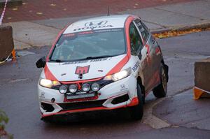 John Sharps / Gabriel Nieves Honda Fit on SS15, Lakeshore Drive.