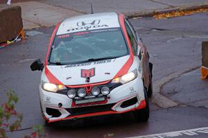 John Sharps / Gabriel Nieves Honda Fit on SS15, Lakeshore Drive.