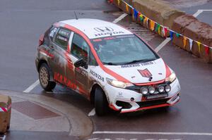 John Sharps / Gabriel Nieves Honda Fit on SS15, Lakeshore Drive.