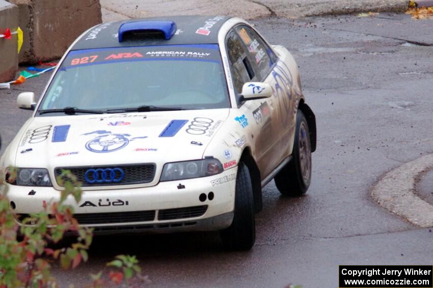 Tim Michel / Michelle Michel Audi A4 on SS15, Lakeshore Drive.