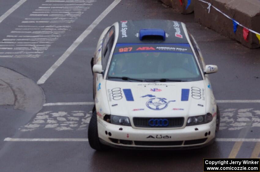 Tim Michel / Michelle Michel Audi A4 on SS15, Lakeshore Drive.