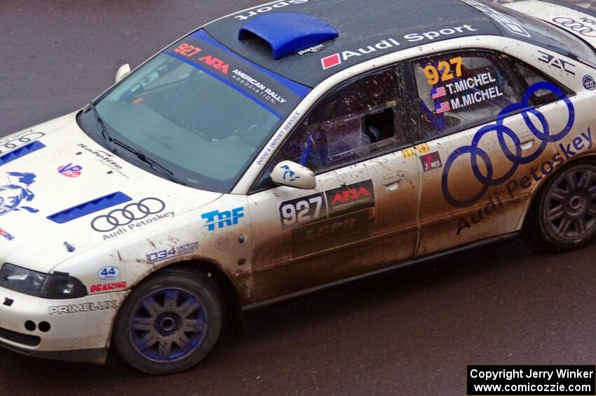 Tim Michel / Michelle Michel Audi A4 on SS15, Lakeshore Drive.