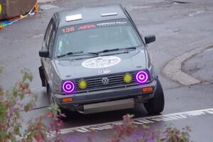 Cory Grant / Kevin Forde VW Jetta on SS15, Lakeshore Drive.