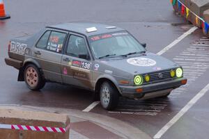 Cory Grant / Kevin Forde VW Jetta on SS15, Lakeshore Drive.