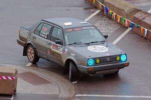 Cory Grant / Kevin Forde VW Jetta on SS15, Lakeshore Drive.