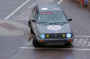 Cory Grant / Kevin Forde VW Jetta on SS15, Lakeshore Drive.