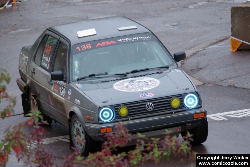 Cory Grant / Kevin Forde VW Jetta on SS15, Lakeshore Drive.