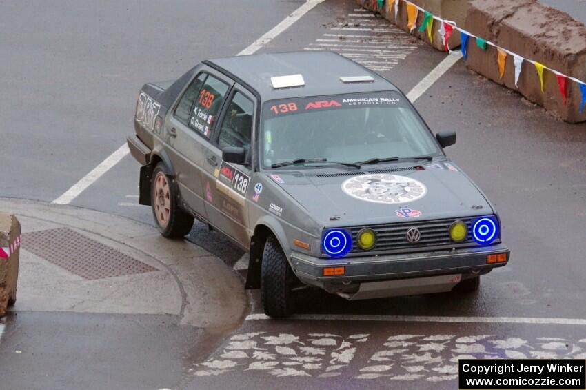 Cory Grant / Kevin Forde VW Jetta on SS15, Lakeshore Drive.