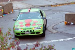 Eric Carlson / Camille Carlson Mitsubishi Eclipse on SS15, Lakeshore Drive.