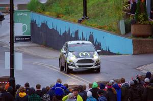 Ryan Booth / Rhianon Gelsomino Ford Fiesta R2T on SS15, Lakeshore Drive.