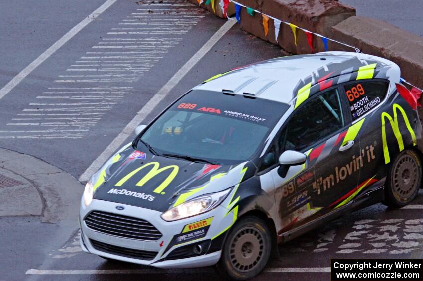 Ryan Booth / Rhianon Gelsomino Ford Fiesta R2T on SS15, Lakeshore Drive.