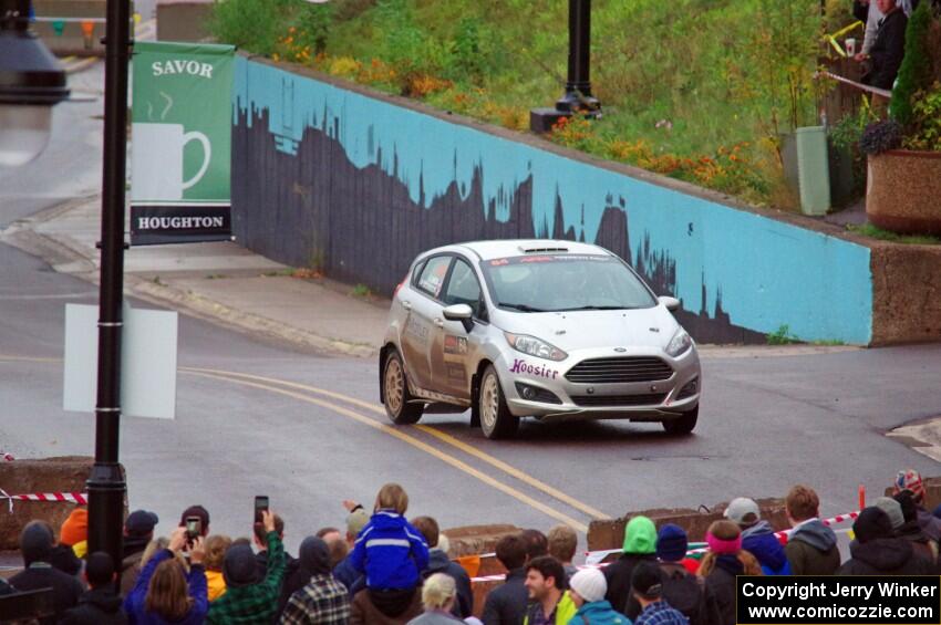 Paul Dickinson / Alison LaRoza Ford Fiesta on SS15, Lakeshore Drive.