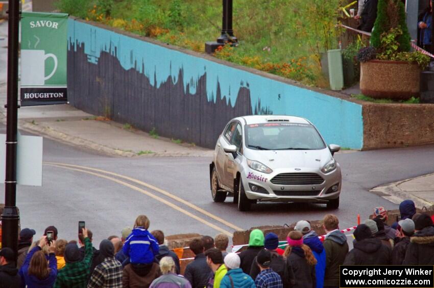 Paul Dickinson / Alison LaRoza Ford Fiesta on SS15, Lakeshore Drive.