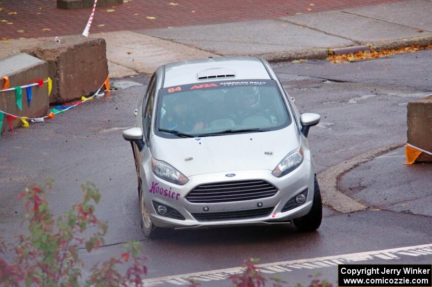 Paul Dickinson / Alison LaRoza Ford Fiesta on SS15, Lakeshore Drive.