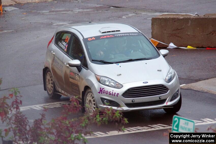 Paul Dickinson / Alison LaRoza Ford Fiesta on SS15, Lakeshore Drive.