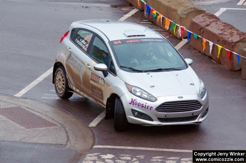 Paul Dickinson / Alison LaRoza Ford Fiesta on SS15, Lakeshore Drive.