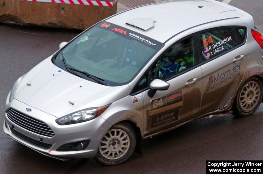 Paul Dickinson / Alison LaRoza Ford Fiesta on SS15, Lakeshore Drive.