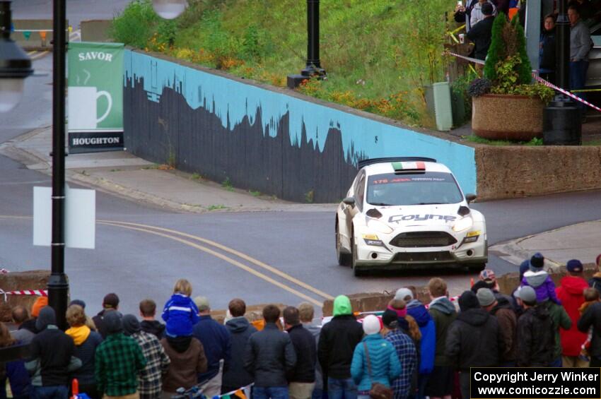 John Coyne / Doug Nagy Ford Fiesta RS on SS15, Lakeshore Drive.