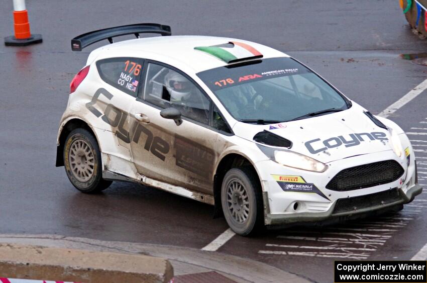 John Coyne / Doug Nagy Ford Fiesta RS on SS15, Lakeshore Drive.