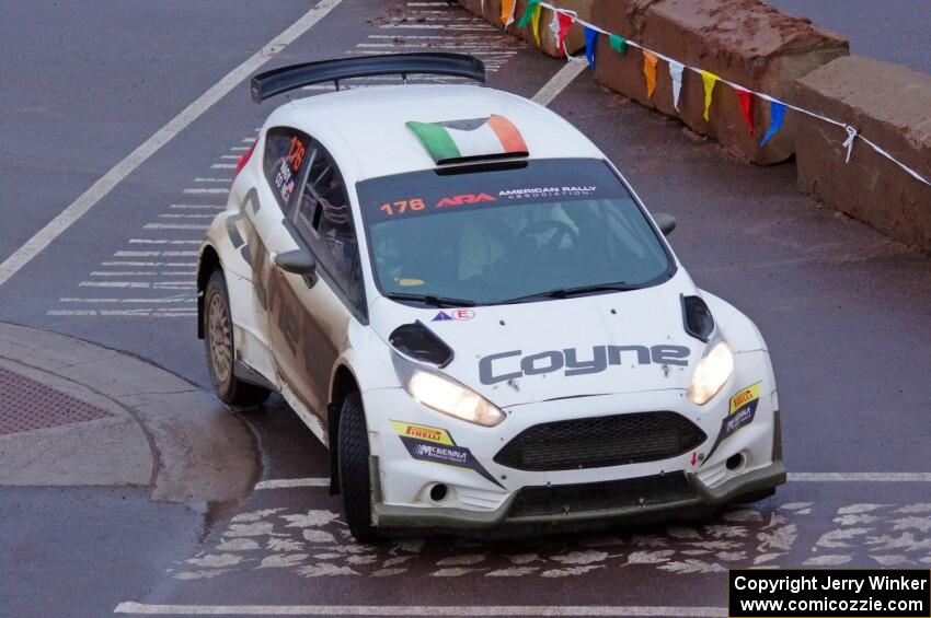 John Coyne / Doug Nagy Ford Fiesta RS on SS15, Lakeshore Drive.