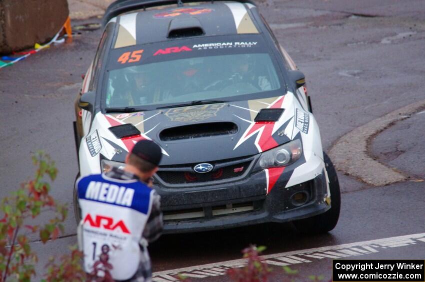 Grzegorz Bugaj / Ela Dziubanski Subaru WRX STi on SS15, Lakeshore Drive.