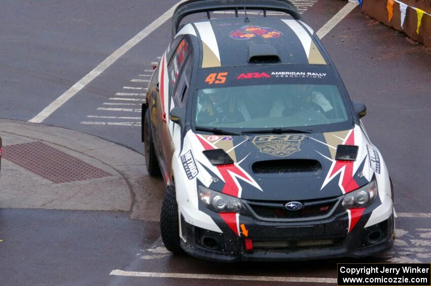 Grzegorz Bugaj / Ela Dziubanski Subaru WRX STi on SS15, Lakeshore Drive.