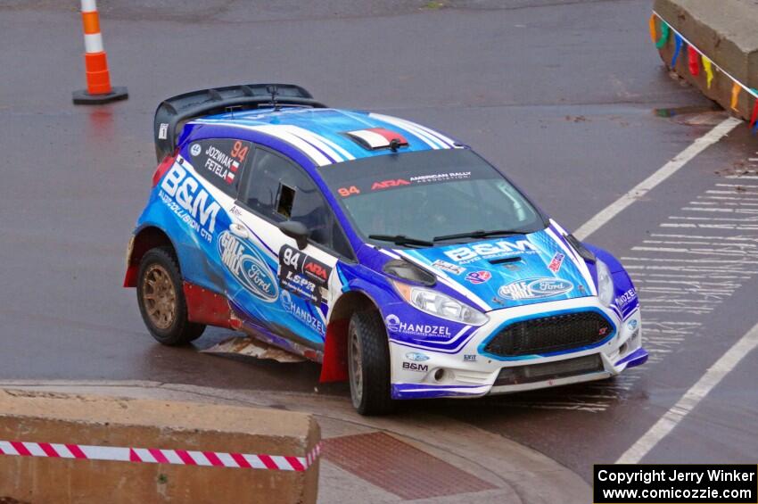 Piotr Fetela / Dominik Jozwiak Ford Fiesta on SS15, Lakeshore Drive.