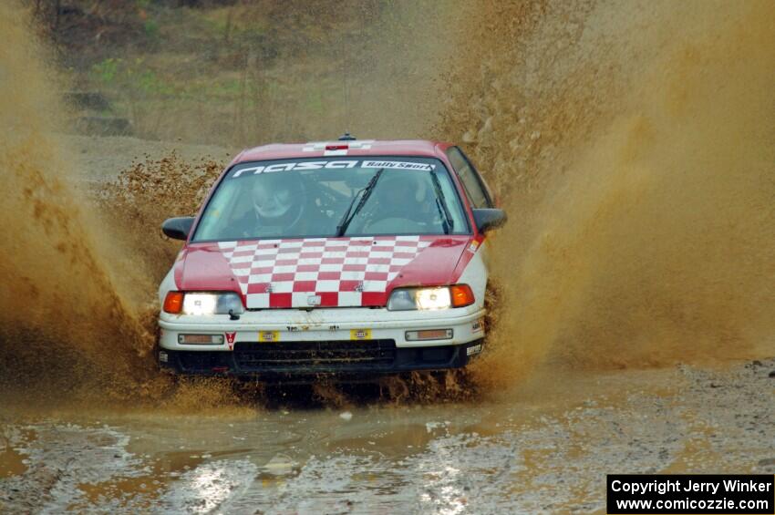 Sean Burke / Nate Werner Honda CRX on SS1, J5 North I.