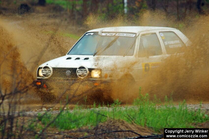 Adam VanDamme / Taylor Haelterman VW Golf on SS1, J5 North I.