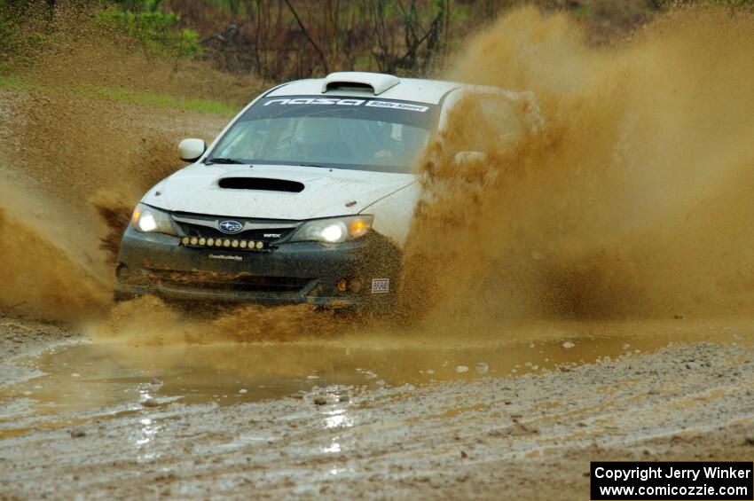 Todd Tortorelli / Cameron Carr Subaru WRX STi on SS1, J5 North I.