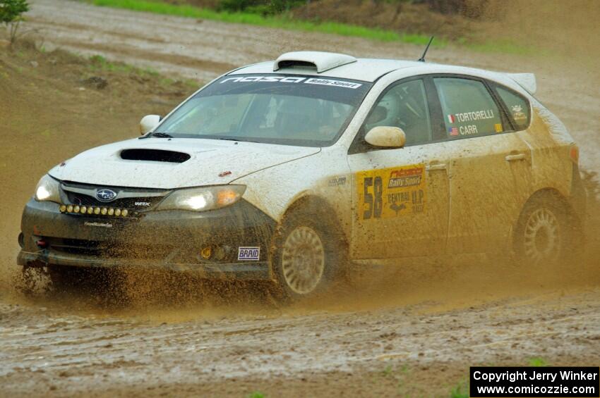 Todd Tortorelli / Cameron Carr Subaru WRX STi on SS1, J5 North I.