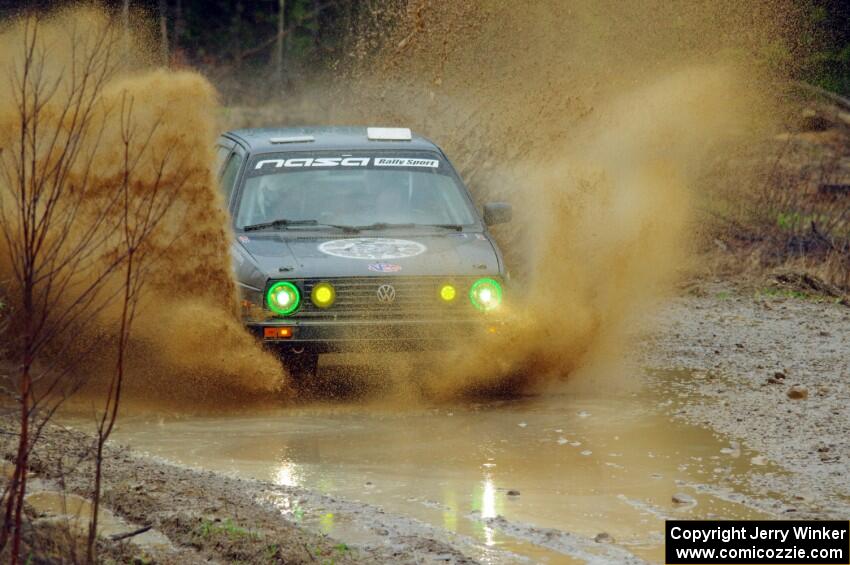 Cory Grant / Kevin Forde VW Jetta on SS1, J5 North I.