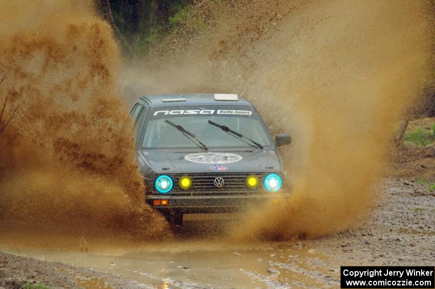 Cory Grant / Kevin Forde VW Jetta on SS1, J5 North I.