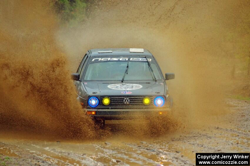 Cory Grant / Kevin Forde VW Jetta on SS1, J5 North I.