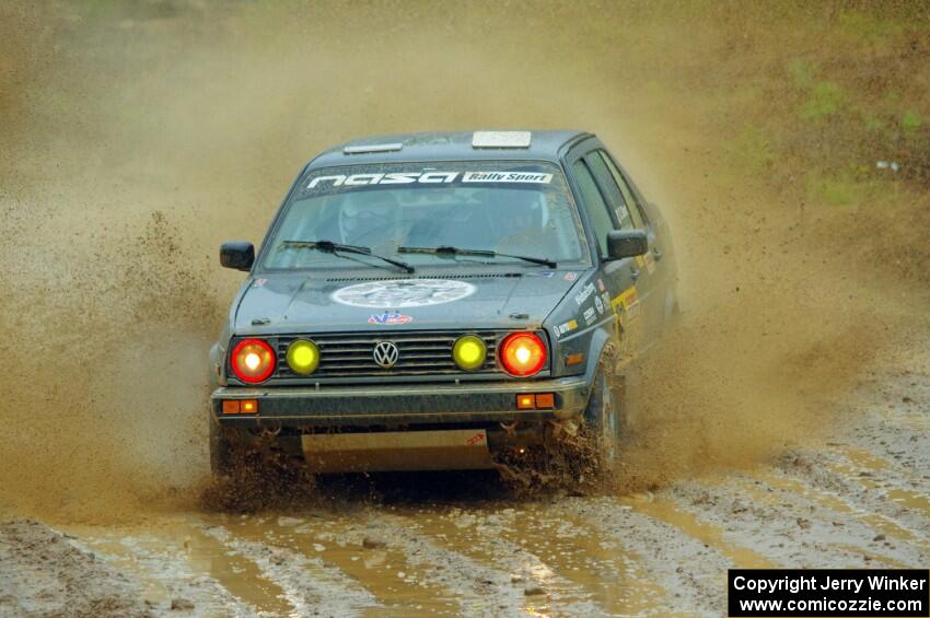 Cory Grant / Kevin Forde VW Jetta on SS1, J5 North I.