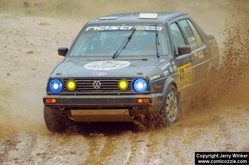 Cory Grant / Kevin Forde VW Jetta on SS1, J5 North I.