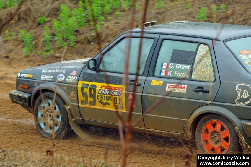 Cory Grant / Kevin Forde VW Jetta on SS1, J5 North I.