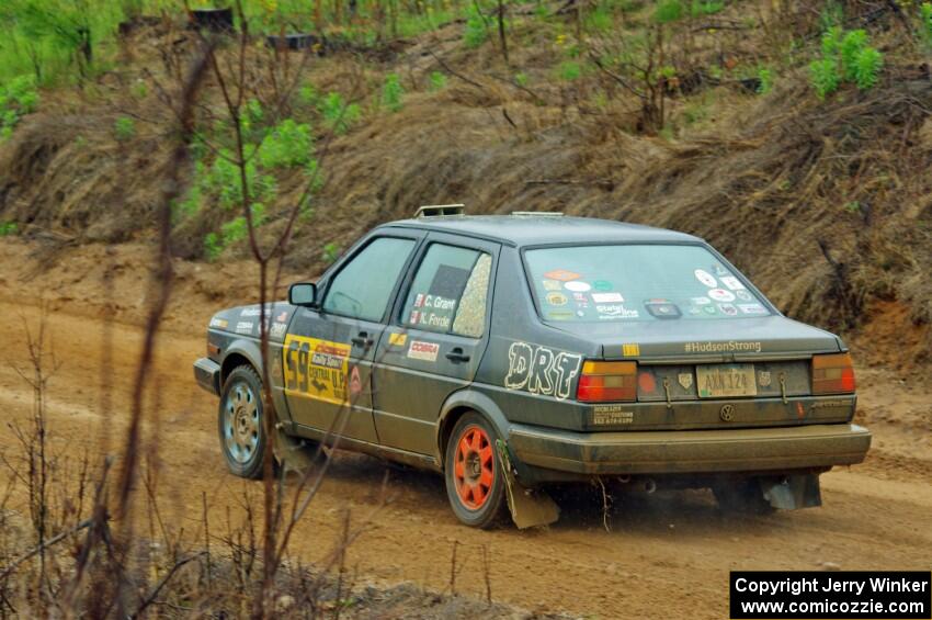 Cory Grant / Kevin Forde VW Jetta on SS1, J5 North I.