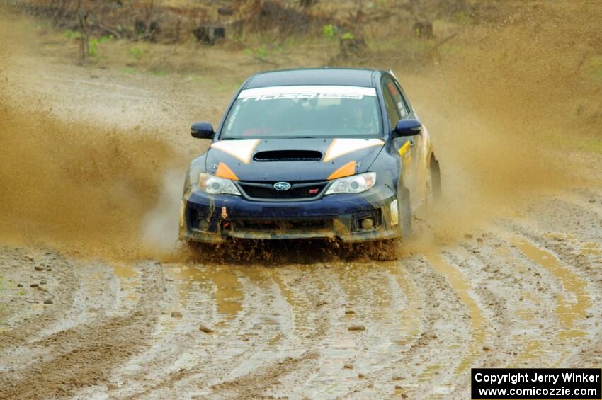 John Cirisan / Boyd Smith Subaru WRX STi on SS1, J5 North I.