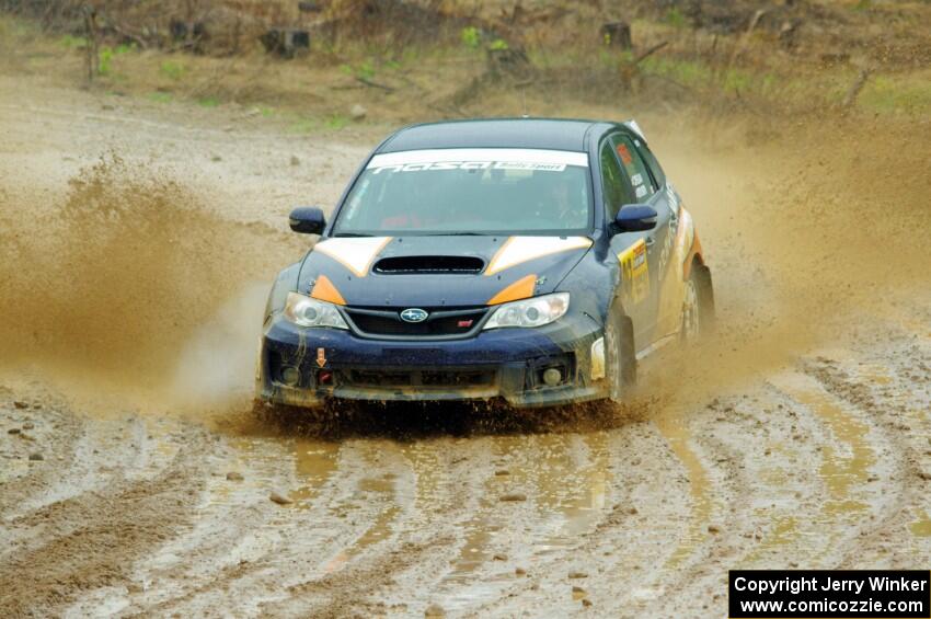 John Cirisan / Boyd Smith Subaru WRX STi on SS1, J5 North I.