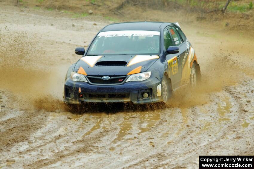 John Cirisan / Boyd Smith Subaru WRX STi on SS1, J5 North I.