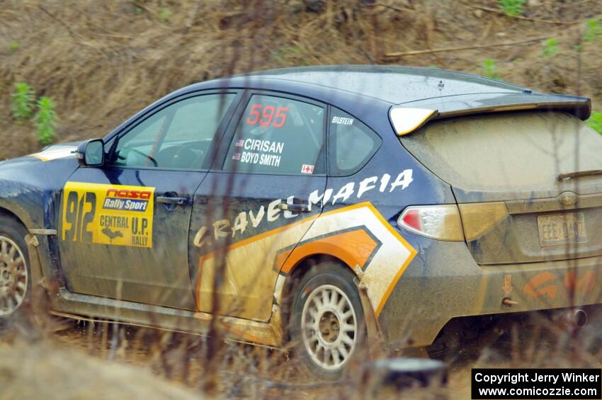 John Cirisan / Boyd Smith Subaru WRX STi on SS1, J5 North I.