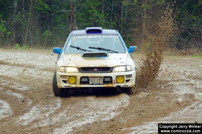 Tyler Matalas / Ian Hoge Subaru Impreza LX on SS1, J5 North I.