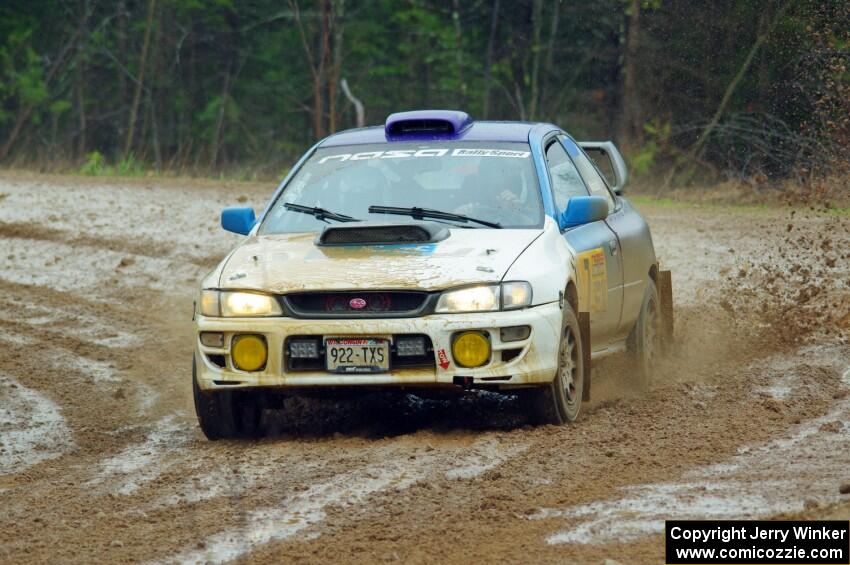 Tyler Matalas / Ian Hoge Subaru Impreza LX on SS1, J5 North I.