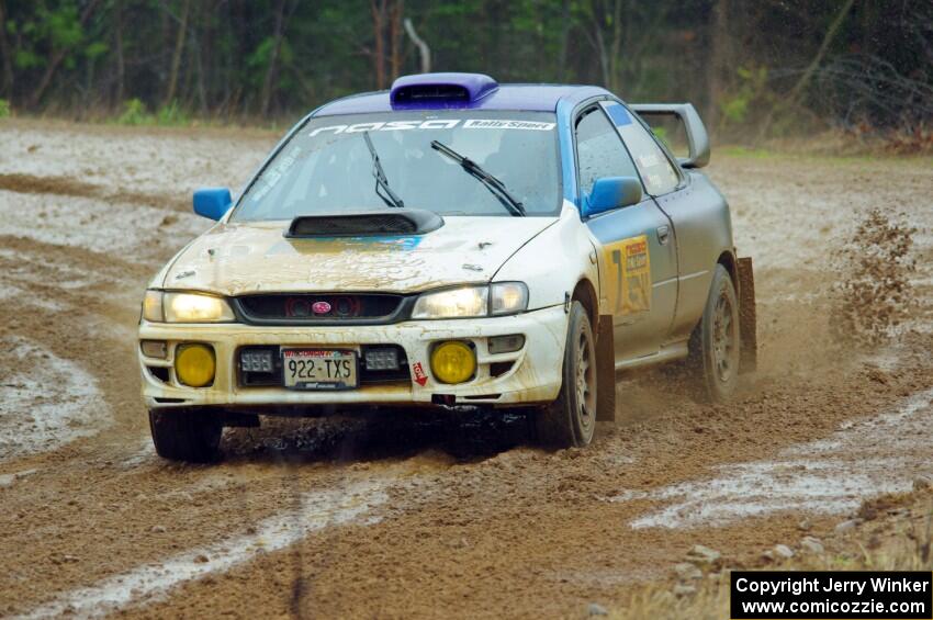 Tyler Matalas / Ian Hoge Subaru Impreza LX on SS1, J5 North I.