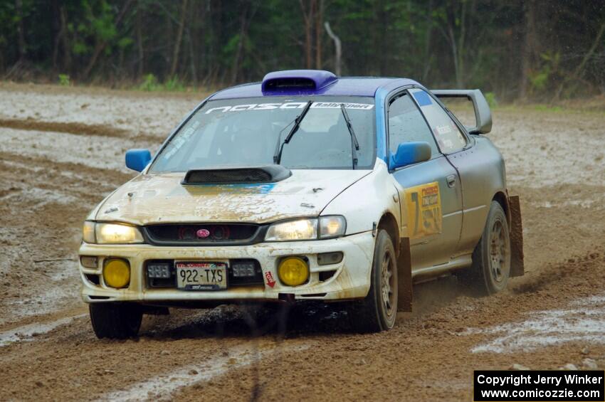 Tyler Matalas / Ian Hoge Subaru Impreza LX on SS1, J5 North I.