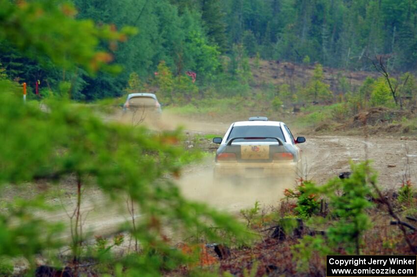 Chris Barribeau / Bryce Proseus Subaru Impreza RS chases the Ryan Sanders / Tabitha Lohr Ford Fiesta ST on SS1, J5 North I.