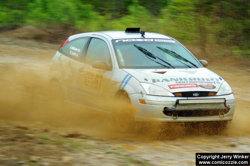 Mohammad Salehi / Rob McCarter Ford Focus on SS1, J5 North I.