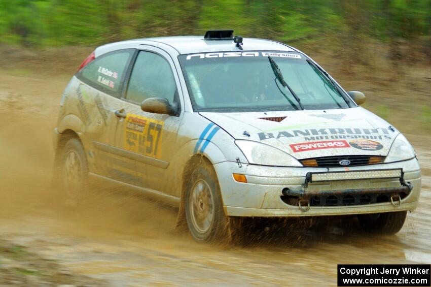 Mohammad Salehi / Rob McCarter Ford Focus on SS1, J5 North I.